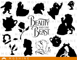 Beauty And The Beast Svg For Cricut Silhouette Beauty And Etsy Beauty And The Beast Silhouette Disney Silhouette Art Beauty And The Beast