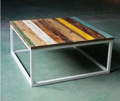 Aliexpress Com Da Dan Deki Amerikan Retro Sehpa Gokkusagi Renkli Sehpa Masa Ahsap Ferforje Masa Aiji Yapmak Eski Salonu Masalari Tafels Kleuren Strepen