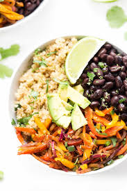 This fajita recipe will be a perfect healthy. Black Bean Quinoa Fajita Bowls Simply Quinoa