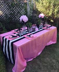 Ambesonne eiffel 2 panel curtain set, love in the city paris french bridal composition romantic travel pink blossoms, lightweight window treatment living room bedroom decor, 56 x 63, rose black white (set of 2) by east urban home. Purple Paris Themed Birthday Party Novocom Top