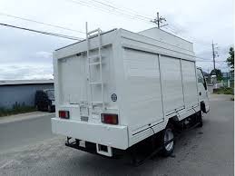 中古ボトルカー販売h16 イスズエルフ 標準 11尺 2t ボトルカー 飲料運搬車 シャッター式6枚扉 バン 走行8 3万km truck123 ボトルカー カー シャーシ