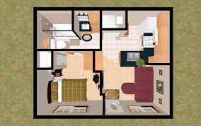 The 320 Sq Ft Harmony S 3 D Top View Just One Of Several Designs That Could Be A Layout For Two 20 Shippin Tiny House Plans Container House Tiny House Design