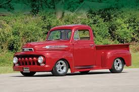 Image result for Light Red 1952 Truck