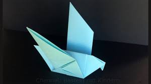 Basteln mit und für kinder: Origami Taube Falten Mit Papier Einfachen Diy Vogel Basteln Mit Kinder Tiere Ideen Youtube