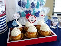 Nautical baby shower theme products ideas. Nautical Baby Shower Mint Event Design