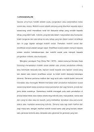 Perlu diingat bahwa jika ada kemauan dan usaha, seseorang dapat mengalami perubahan secara. Https Pdfcoffee Com Download Mobiliti Sosial Pdf Free Html