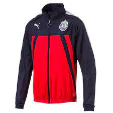 Puma Men S Chivas Stadium Vent Thermo R Jacket Blue Jackets Windbreaker Jacket Puma Mens