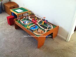 Toys R Us Kidkraft Ride Around Town Train Table Set With Lego Tab Furniture Assembly Furniture Lego Table