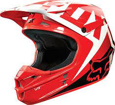 Amazon Com 2015 Fox Racing V1 Race Helmet L Red Automotive Yamaha Dirt Bikes Helmet Bike Helmet