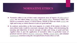Normative Theory
