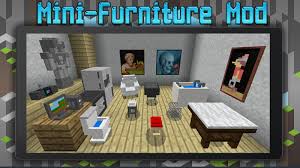 Furniture mod 1.17 is a modification of the minecraft game. Mini Furniture Mod Minecraft For Android Apk Download