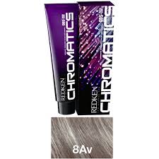 Rgb color (8, 12, 253). Redken Chromatics Prismatic Permanent Hair Color 8av Ash Violet 8 12 Pack Of 1 With Sleek Comb Walmart Com Walmart Com