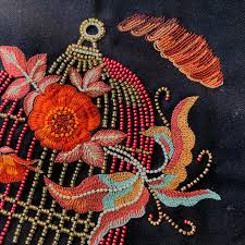 Intricate embroidery work