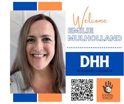 Welcome Emilie Mulholland to the NEW Hands & Voices HQ DHH Advisory  Council: "I am a deaf adult with bilateral cochlear implants, an early  interventionist in Fairfax County, VA as a teacher