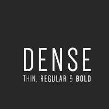 Free Dense Bold Fonts