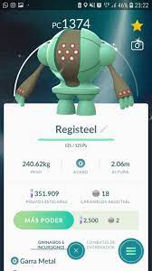 Registeel Shiny Pokemon Go Shiny Pokemon Pokemon Eeveelutions Pokemon
