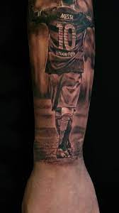Messi with a tattoo means you've seen my talent, you need to see the lord of my talent finally got this tattoo in honour of the greatest footballer of all time #lionelmessi #messitattoo. Uptown Tattoos Montreal Lionel Messi Portrait Facebook