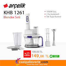 Arcelik K 1261 Rhb El Blender Seti Elsa