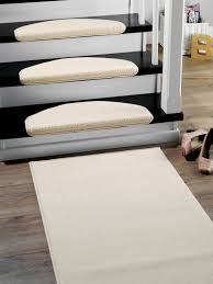 Einfache fixierung der stufen matte mit bereits angebrachtem klebeband. Peyer Syntex Stufenmatten Casa Uni Halbrund 15er Set Wollweiss Norma24