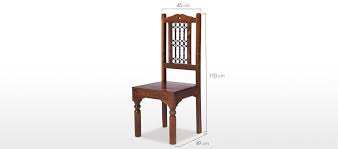 A dining room chair is a specific type of design, used around a dining room table. Jali Sheesham High Back Ironwork Dining Chairs Pair Quercus Living