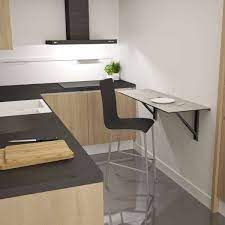 Table murale rabattable en bois table de cuisine table enfant l60 p40cm blanc fwt03 w sobuy vente de table conforama. Table Murale Pliante En Ceramique Vulcano 4 Pieds Com