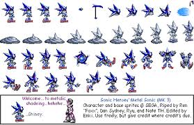 I don't know who made the shadow pose into sonic, but give credit to me for making most of these poses into my own, daniel sydney for the sonic advance run poses, and sega for the sonic battle sprites, sonic advance sprites, and sonic himself. Custom Edited Sonic The Hedgehog Customs Neo Metal Sonic Sonic Advance Style The Spriters Resource