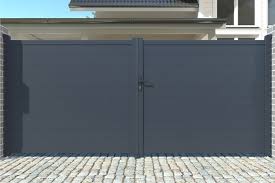 Cela vaut également pour les portails simple battant, il soutient que l'ouverture maximale tenant sur un seul poteau est de 4m. Doppelflugeltor Aus Aluminium 4m Eiger 400b160 Casanoov