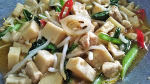 These are great with homemade tartare sauce and some green veggies. Dapur Aqelaa Resepi Sayur Taugeh Kaya Dengan Fish Cake Facebook