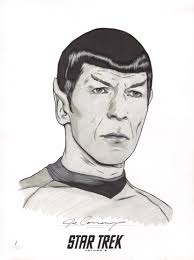Joe Corroney Original Star Trek Art Sketch ~ Mr. Spock