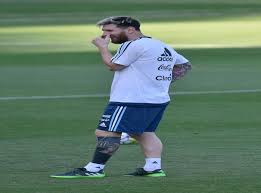 Paying tribute to her, he got his mother's face tattooed on his back which symbolizes what an. Lionel Messi Shows Off Weird New Tattoo During Argentina Training Session The Independent The Independent