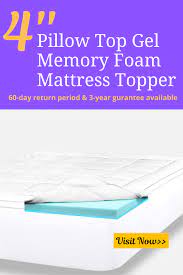 Pillow Top Gel Memory Foam Mattress Topper Memory Foam Mattress Foam Mattress Memory Foam Mattress Topper