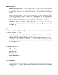 Un texto informativo por ejemplo, tiene una finalidad muy particular y muy distinta a un texto literario. Definiciones De Resumen