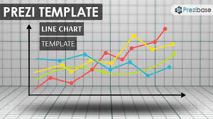 Prezi Template With A Business Line Chart Concept