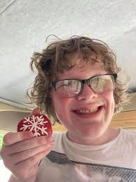 Her day was made! The park with Daddy AND a painted rock!!! 🐷
