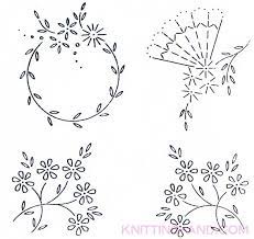 You will stop halfway through the lazy daisy stitch and make a knot around the needle before finishing the stitch. Free Embroidery Pattern Small Lazy Daisy Stitch Patterns Vintage Embroidery Crewel Embroidery Embroidery Patterns Free