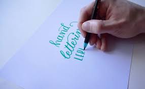Außerdem erhälst du spezielle übungswörter, die du ganz. Schriftzug Handlettering Lernen Edding Brush Pen