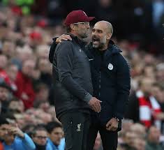 Það er erfitt að bera saman svona ólíka stjóra sem hafa verið að gera svona ólíka hluti. Liverpool Boss Jurgen Klopp Hails Pep Guardiola As The Best Manager Of Our Era Despite Beating Man City To The Title