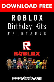 Entdecke rezepte, einrichtungsideen, stilinterpretationen und andere ideen zum ausprobieren. Free Roblox Party Printables Novocom Top
