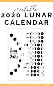 2020 Lunar Calendar Bullet Journal Page Digital Printable Elizabethjournals In 2020 January Bullet Journal Bullet Journal Ideas Pages Bullet Journal Mood
