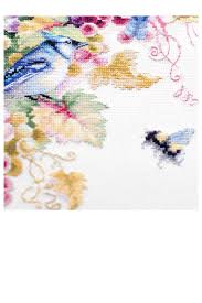 Any applique beadwork blackwork crochet cross stitch embroidery goldwork hardanger knitting lace patchwork and quilting ribbon embroidery sewing stitch and quilt swedish weaving tapestry. Blue Jay And Grapes Counted Cross Stitch Kit By Magic Needle Cross Stitch Boutique