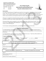 If you are having trouble paying your utility bills, here's information you should know. Minneapolis Solid Waste Voucher Fill Out And Sign Printable Pdf Template Signnow