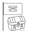 To get your copy of all the printable pirate coloring pages listed above, simply fill out the form below. Treasure Chest Coloring Page Pirates