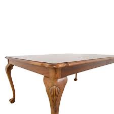 No matter the locale, a used credenza's ample storage space is sure to set your hosting playbook afire. 65 Off Thomasville Thomasville Dining Table Tables
