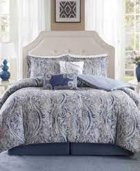 Includes comforter, 2 king shams and bedskirt. Harbor House Stella Paisley Print Bedding Collection Reviews Designer Bedding Bed Bath Macy S
