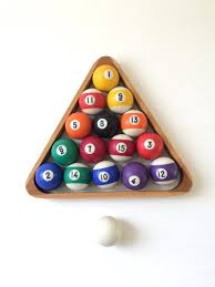 Vintage Pool Balls Complete Set Etsy Pool Balls Pool Bar Pool Table Games