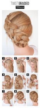 Tutorial Twist Braid Updo Tresemme Hair Updos Tutorials Bridesmaid Hair Tutorial Fine Hair Updo