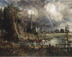 John Constable Flatford Mill Scene On A Navigable River John Constable Salisbury Cathedral From The Meadows John Constable Paintings Salisbury Cathedral British Art
