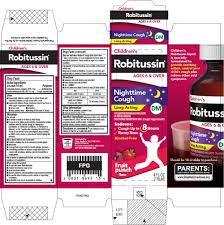 childrens robitussin nighttime cough
