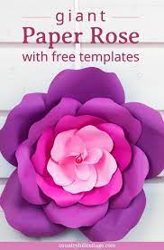 Check spelling or type a new query. Learn To Make Giant Paper Roses In 5 Easy Steps And Get A Free Template
