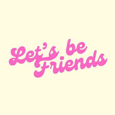 Let's be friends!